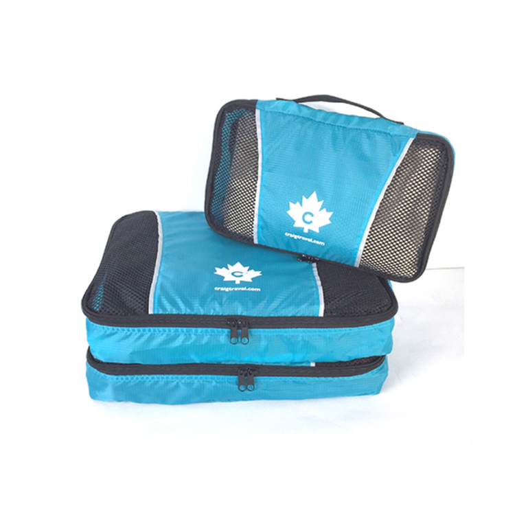 Lightweight 3pcs Set Compression Packing Cubes For Travel