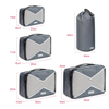 5pcs Durable Travel Ultralight Compression Packing Cubes Bags