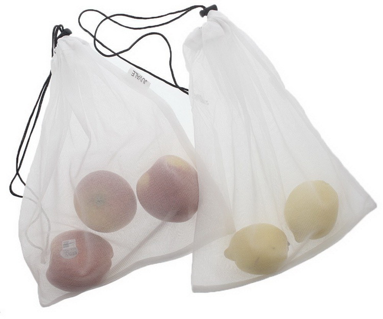 Eco Friendly RPET Mesh Grocery Bags For Fruits And Vegetables Made In China