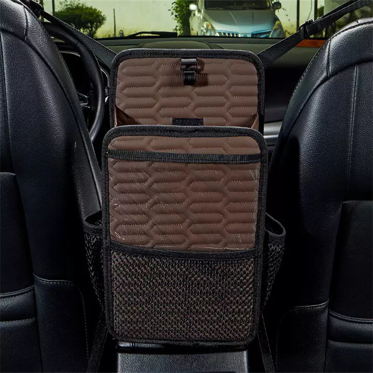 Car Protective Screen Isolation Storage Net Seat Side Organizer Back Bag Car Anti-Child Car Seat Storage Net Bag