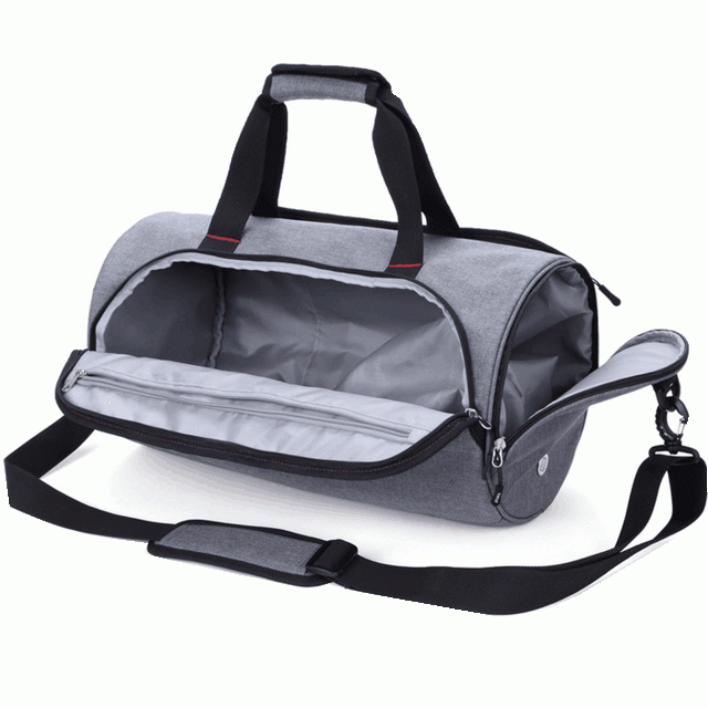 Custom Waterproof Travel Sports Gym Duffel Bag With Shoe Compartment