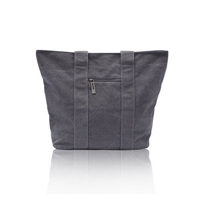 Large Cotton Canvas Shoulder Tote Bags With Heavy Duty Utility