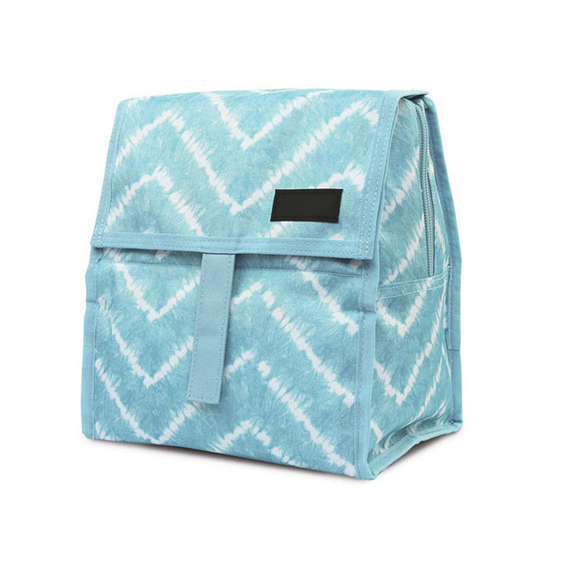 Foldable Insulated Tote Cooler Bag With Zip Closure