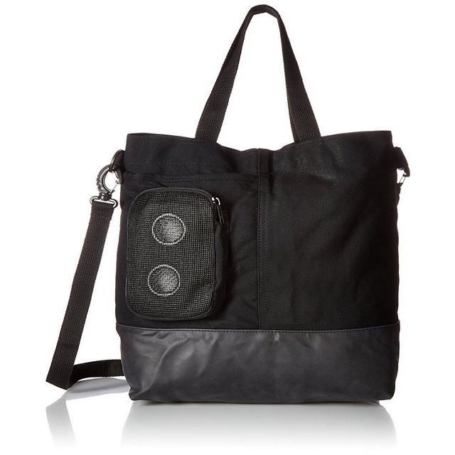 Cotton Canvas Mens Tote Bags With Bluetooth Speaker