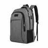 Business Canvas Backpack Travel Bag With Laptop Compartment and USB Charging Port