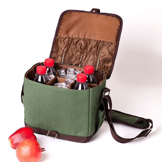 600d Polyester 6 Cans Beer Insulated Tote Bags