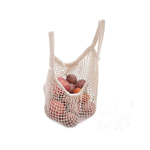 Recycled Cotton Shopping Bags With 100% Cotton Material For Vegetable And Fruit