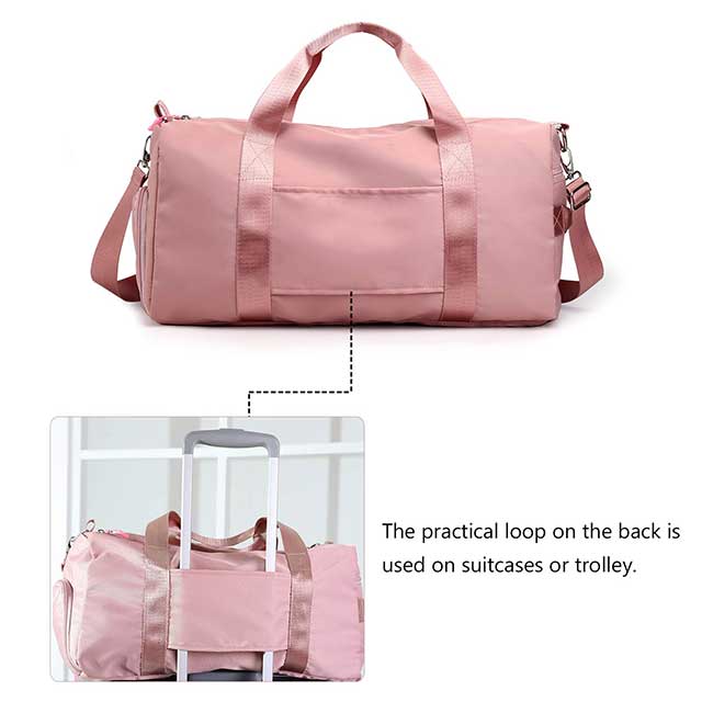 gym bag with wet dry compartment